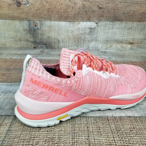 Merrell Mag-9 Orange Vibram Hiking Sneakers Knit - Picture 5 of 9